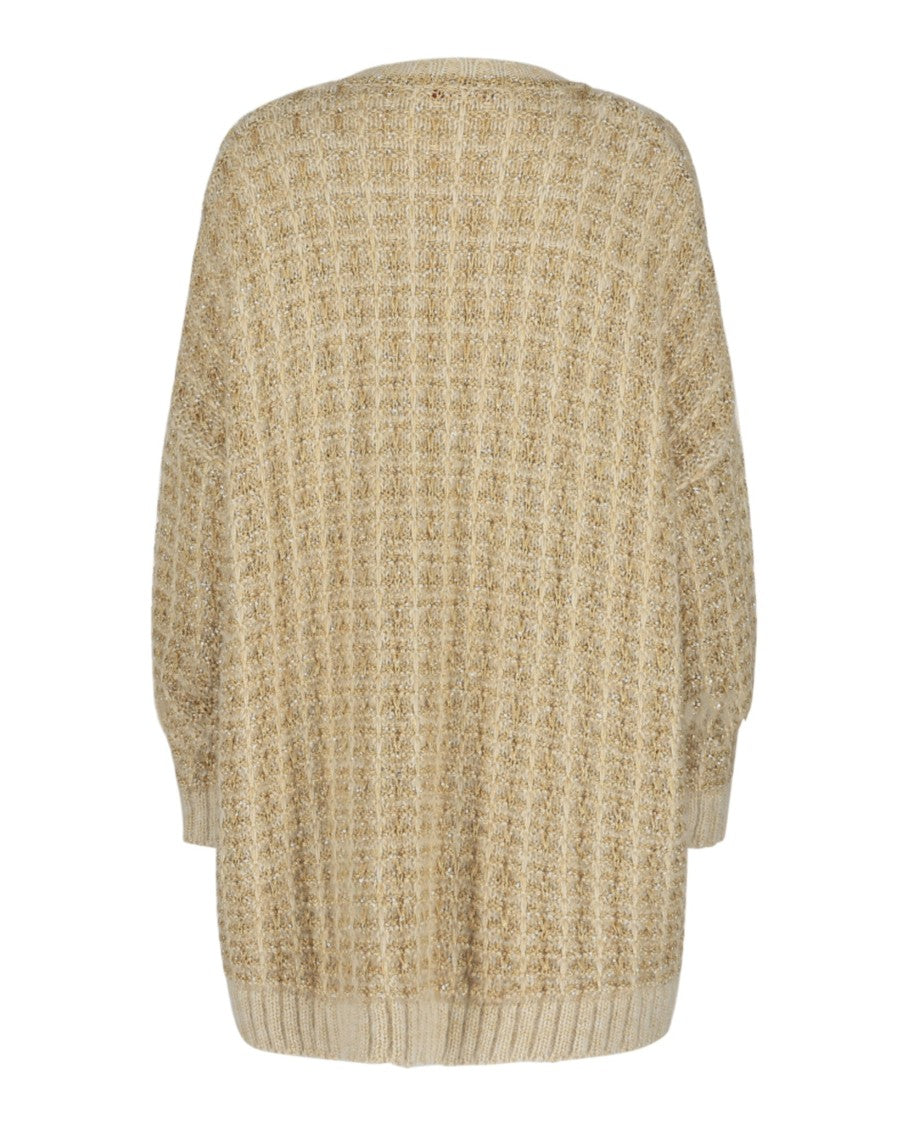 Valentino Mohair-Lurex Blend Oversized Sweater