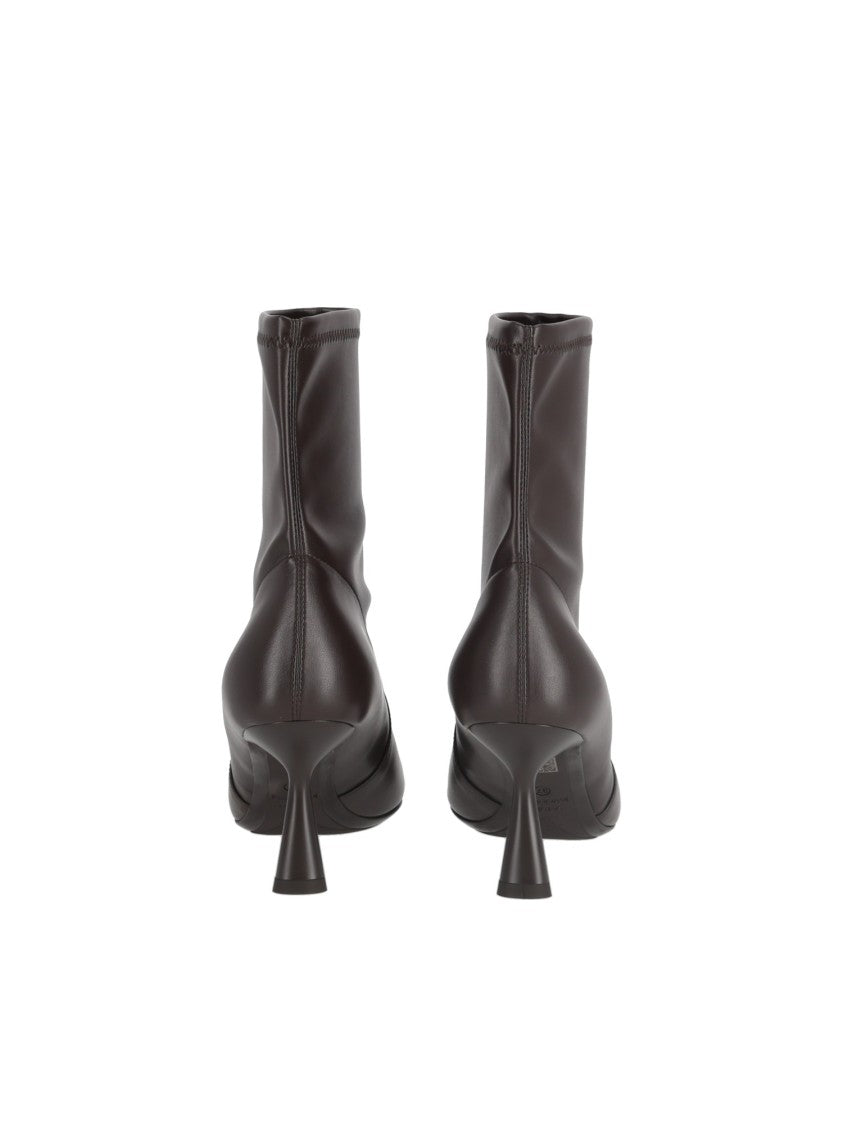 Sergio Levantesi Ebony Janet67 Pointed-Toe Suede Ankle Boots