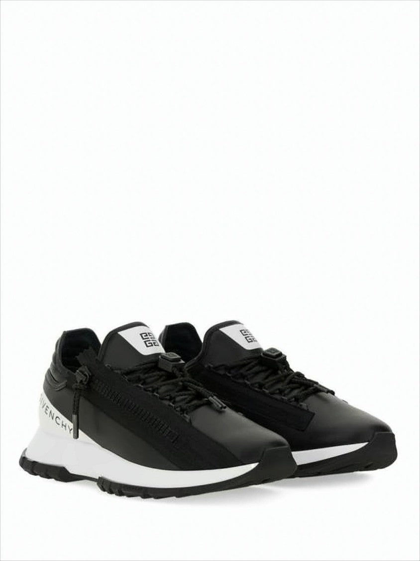 Givenchy Black Sneakers With Side Zipper