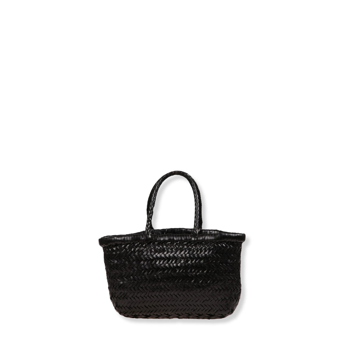 Dragon Diffusion Mini Hand-Braided Leather Basket Tote