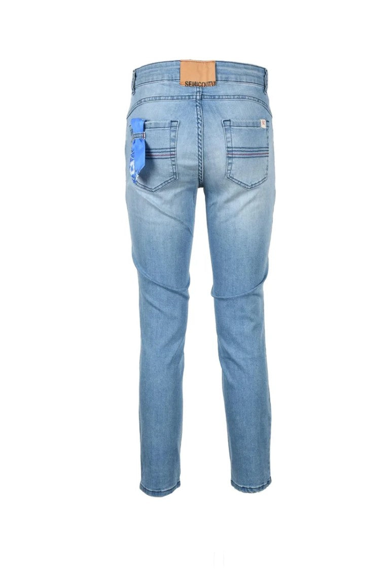 Semi Couture Blue Slim Stretch Jeans