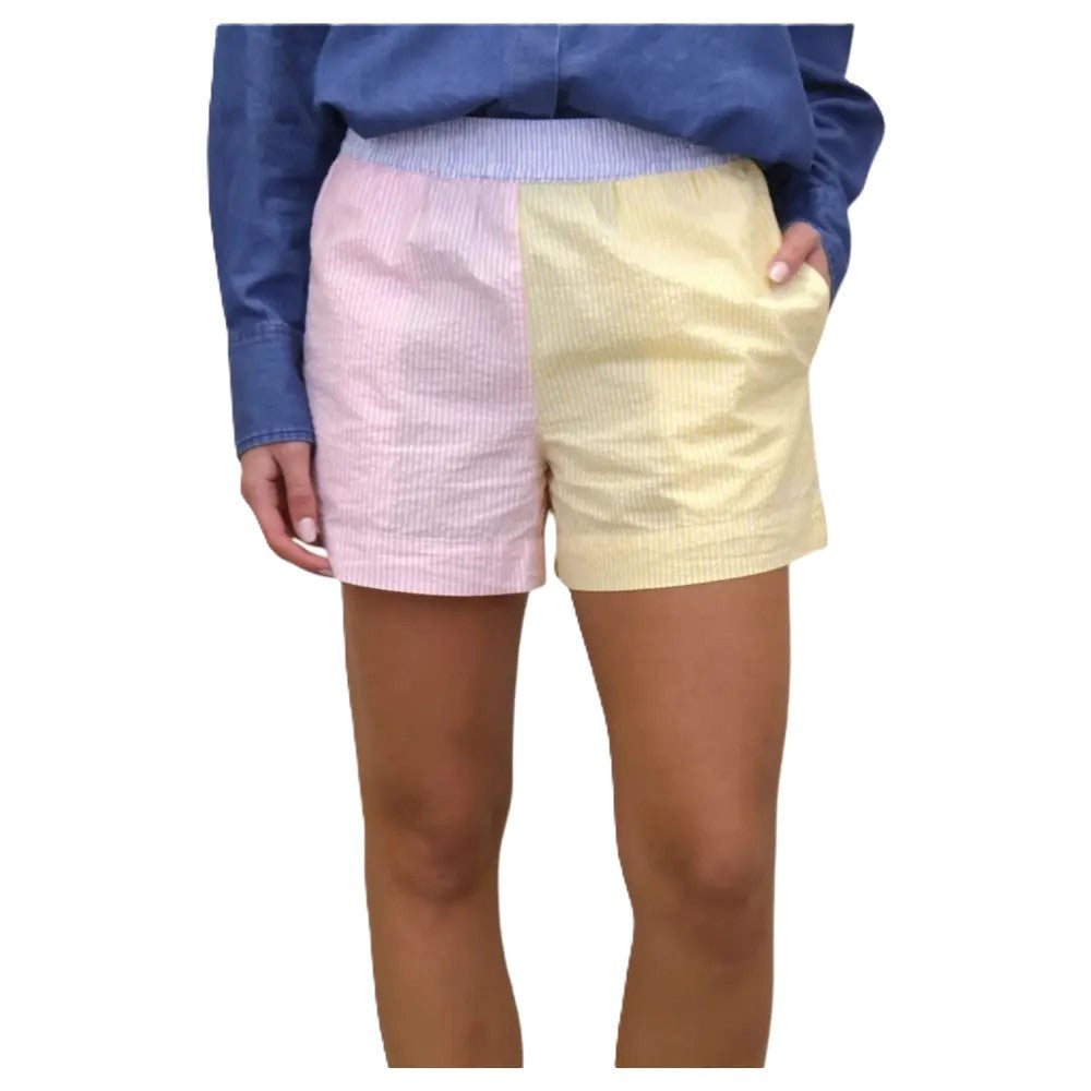 Mc2 Saint Barth Multicolor Meave Cotton Shorts