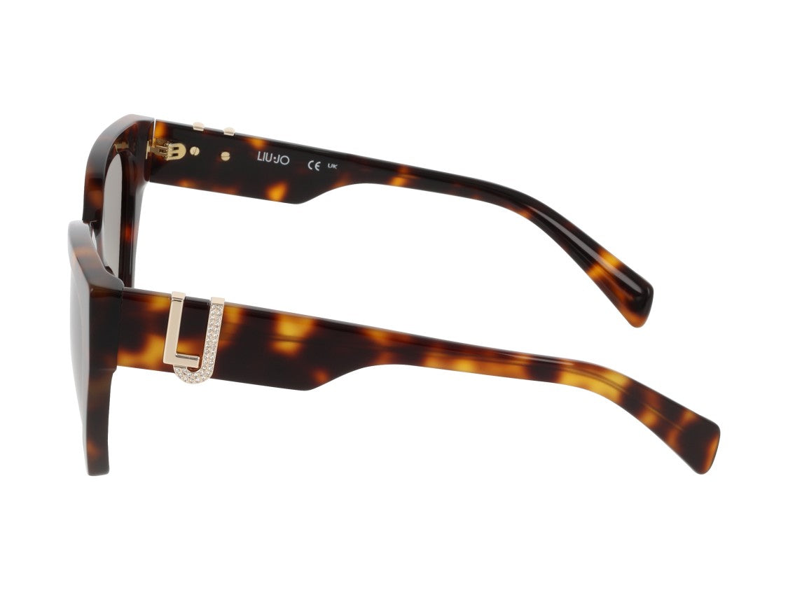 Liu Jo Lj814sr Tortoiseshell Oversized Sunglasses