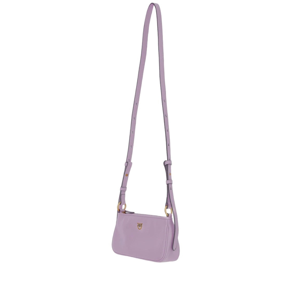 Pinko Half Moon Baguette Mini Leather Bag