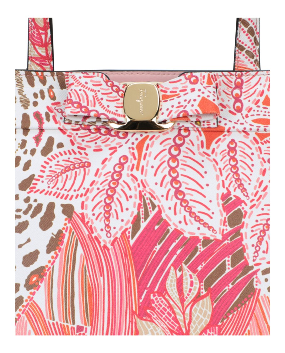 Ferragamo Vara Bow Top Handle Bag