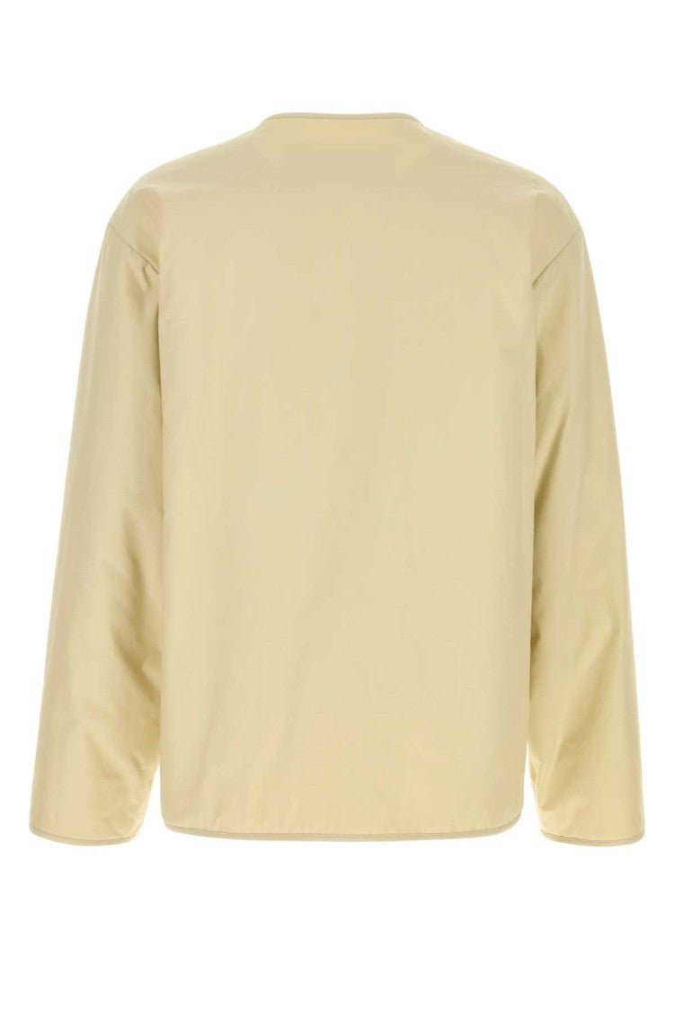 Jil Sander Cream Cotton Padded Jacket