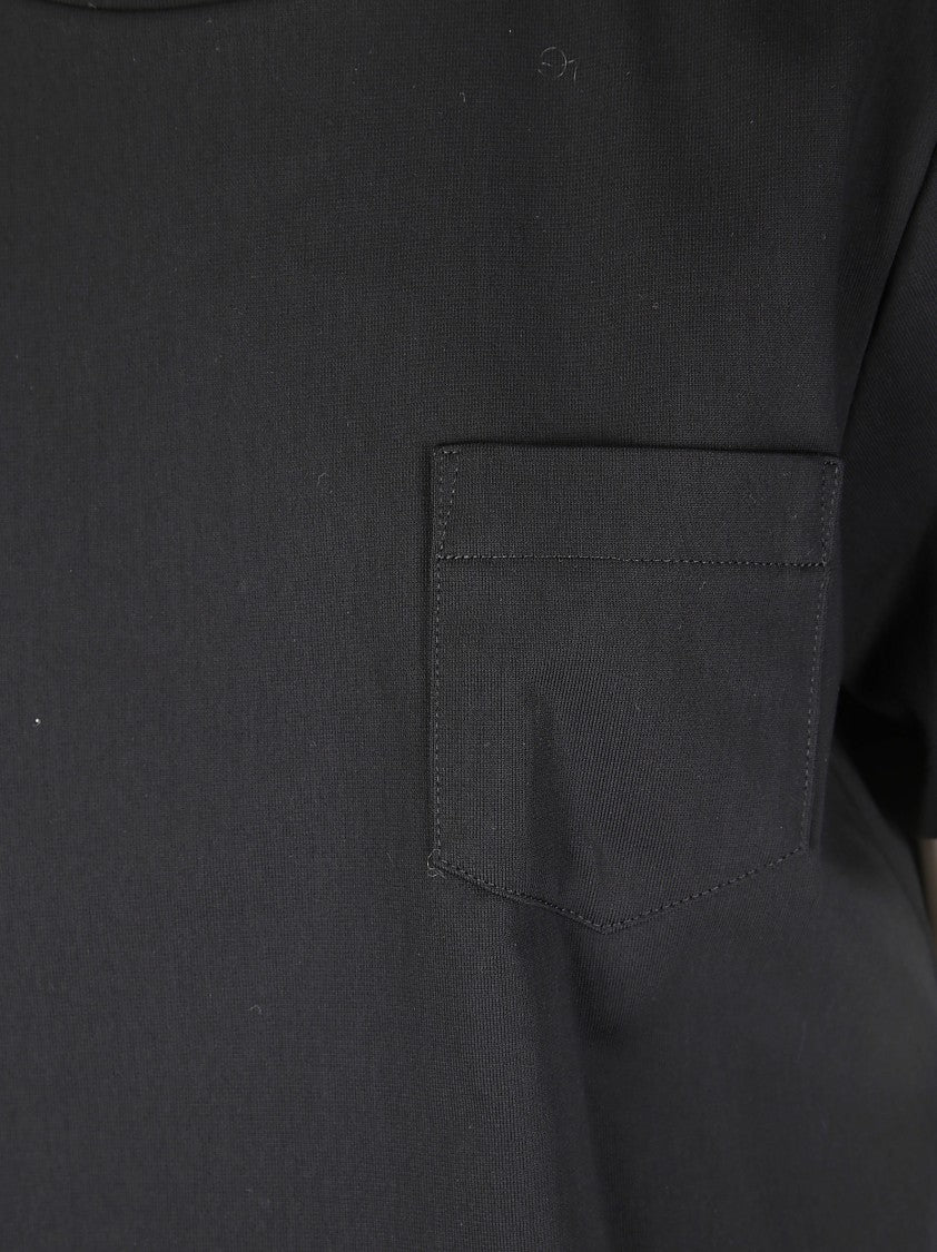 Sacai Poplin X Cotton Jersey T-Shirt