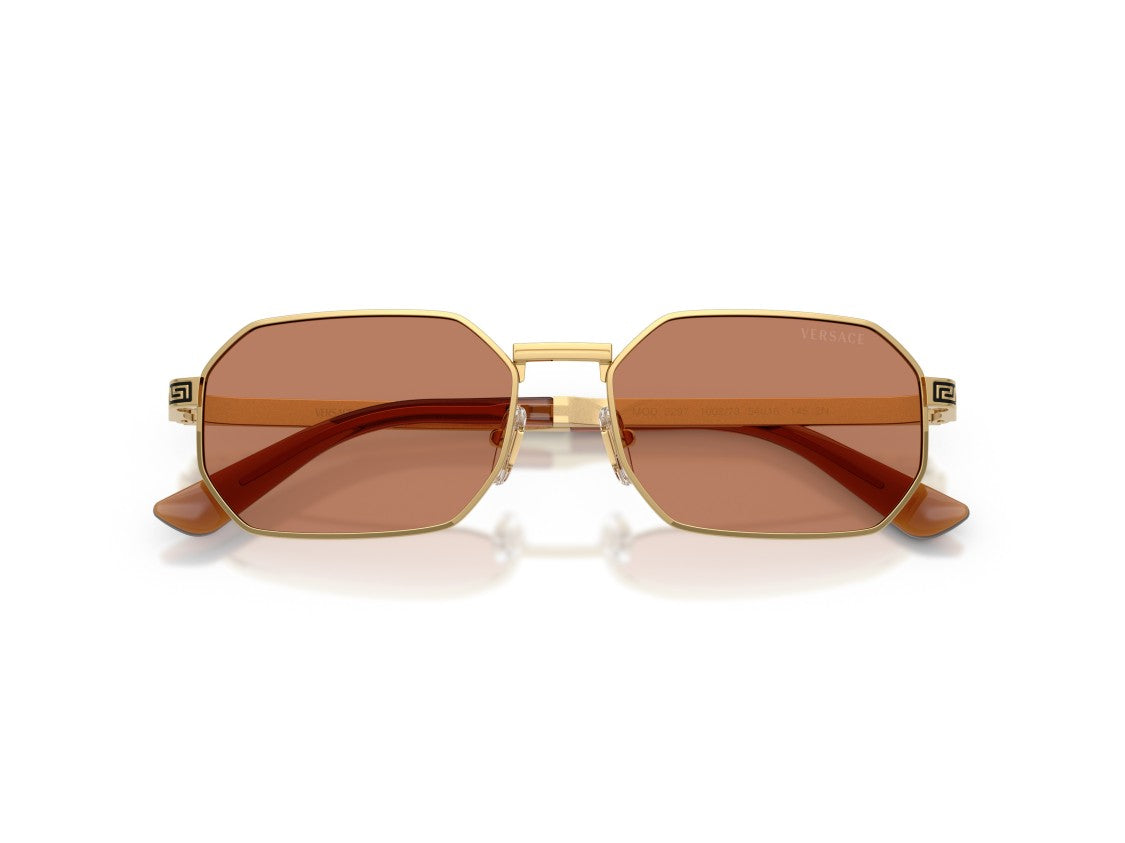 Versace 0Ve2297 Geometric Octagonal Sunglasses