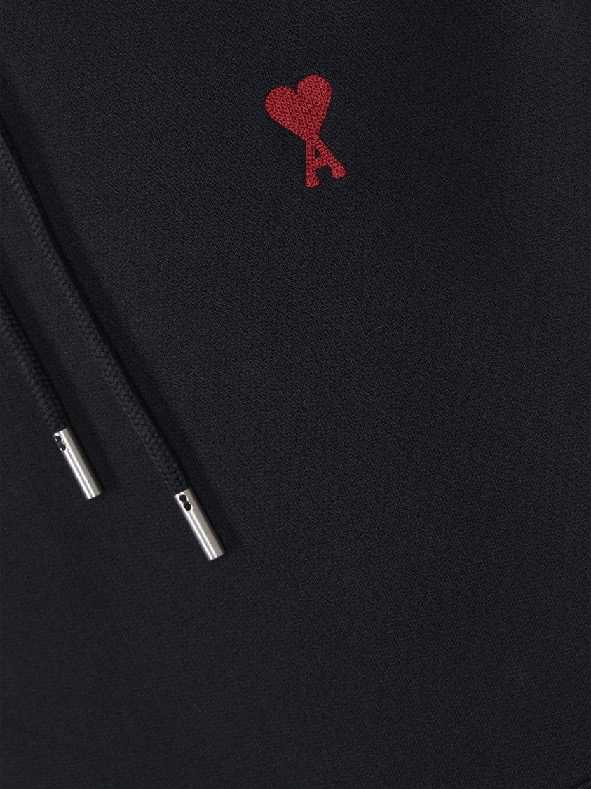 Ami Paris Quota Red Ami De Coeur Hoodie