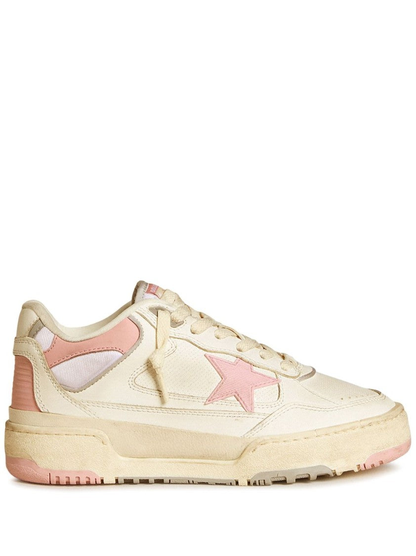 Golden Goose White Leather Sneakers