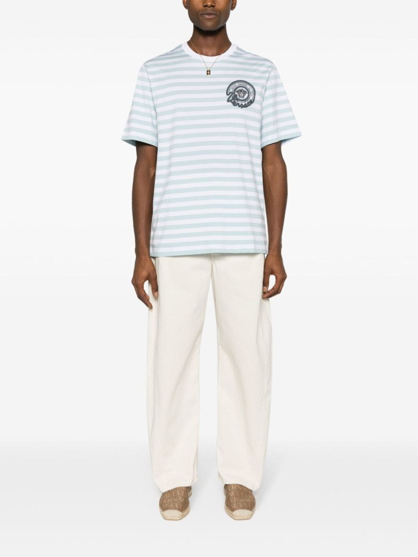 Versace Horizontal Stripe T-Shirt