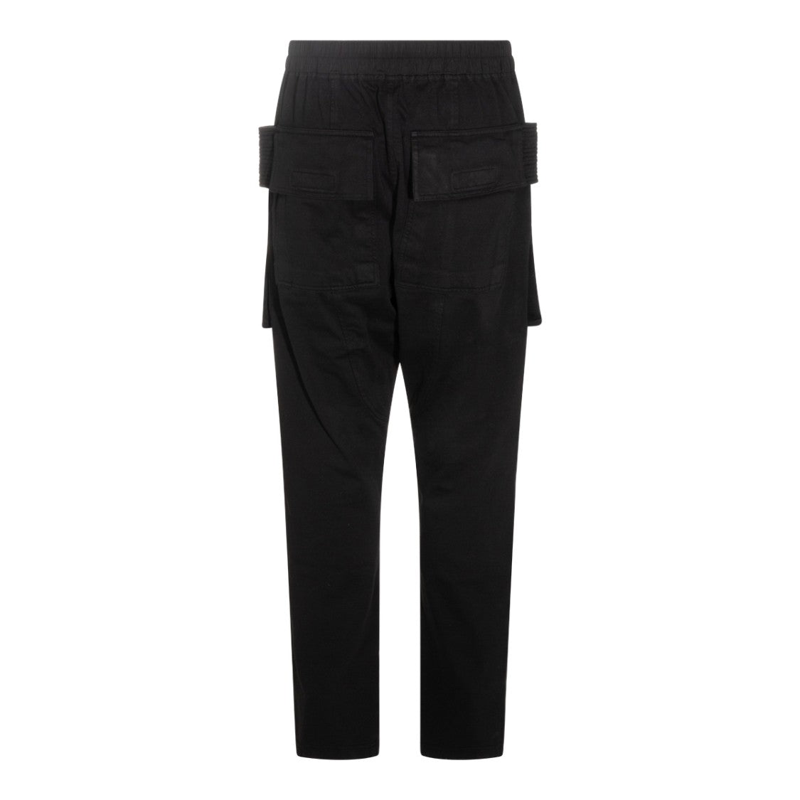 Drkshdw By Rick Owens Black Cotton Creath Cargo Pants