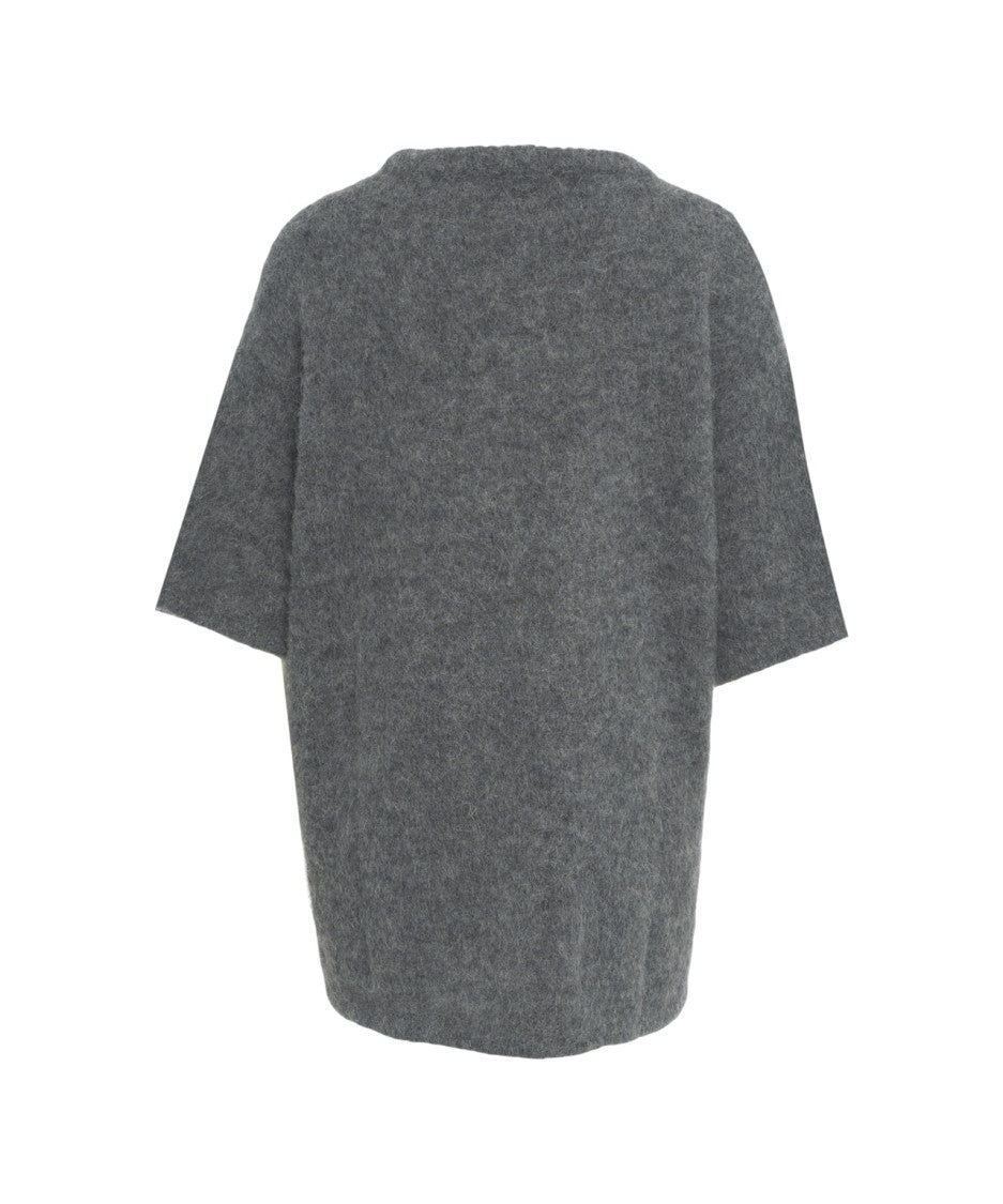 By Aylin Koenig Relaxed-Fit Knit Sweater With Wide Sleeves