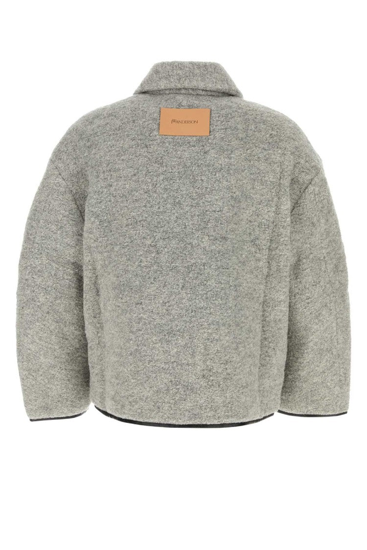 J. W. Anderson Melange Light Grey Wool Blend Jacket