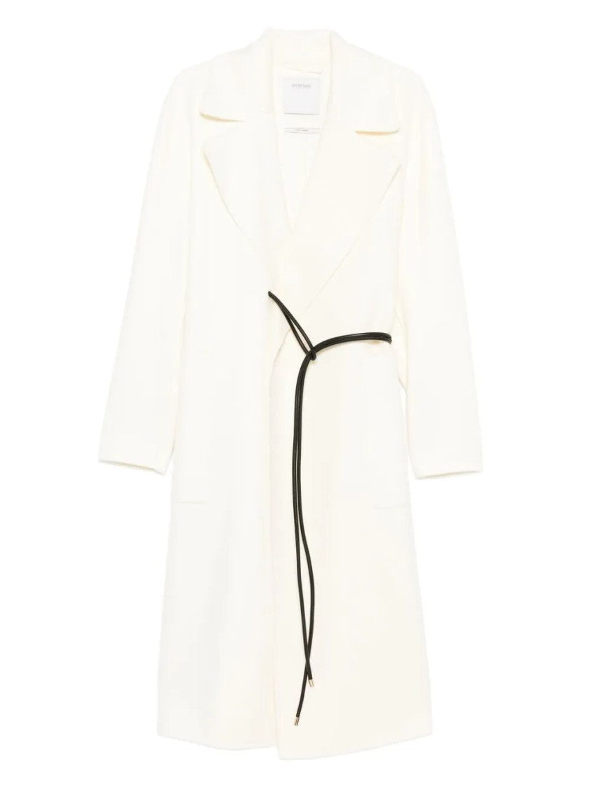 Sportmax Belted Double-Breasted Coat