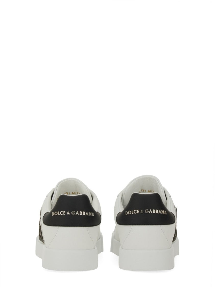 Dolce & Gabbana Portofino Leather Sneaker