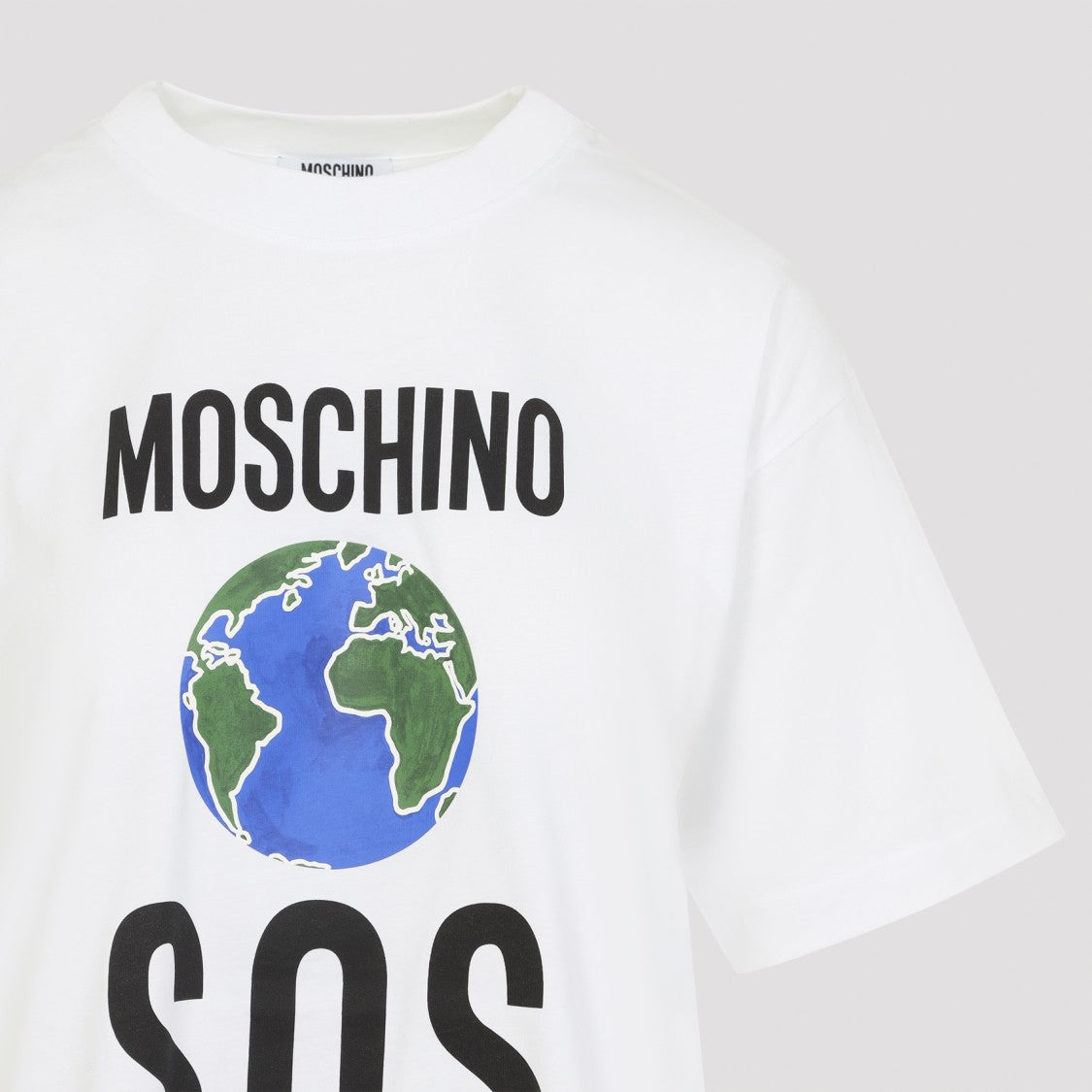 Moschino White Cotton T-Shirt