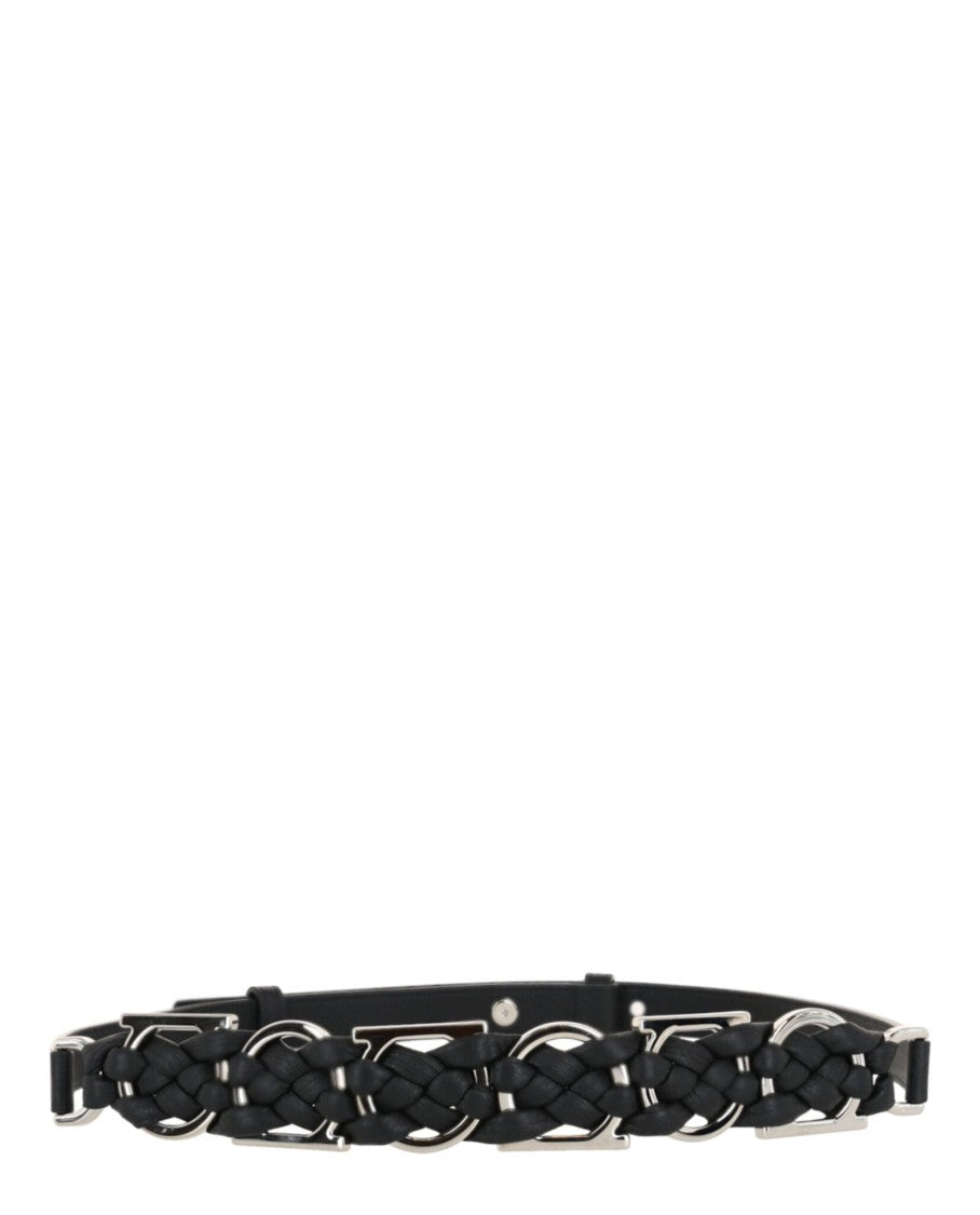 Ferragamo Braided Gancini Belt