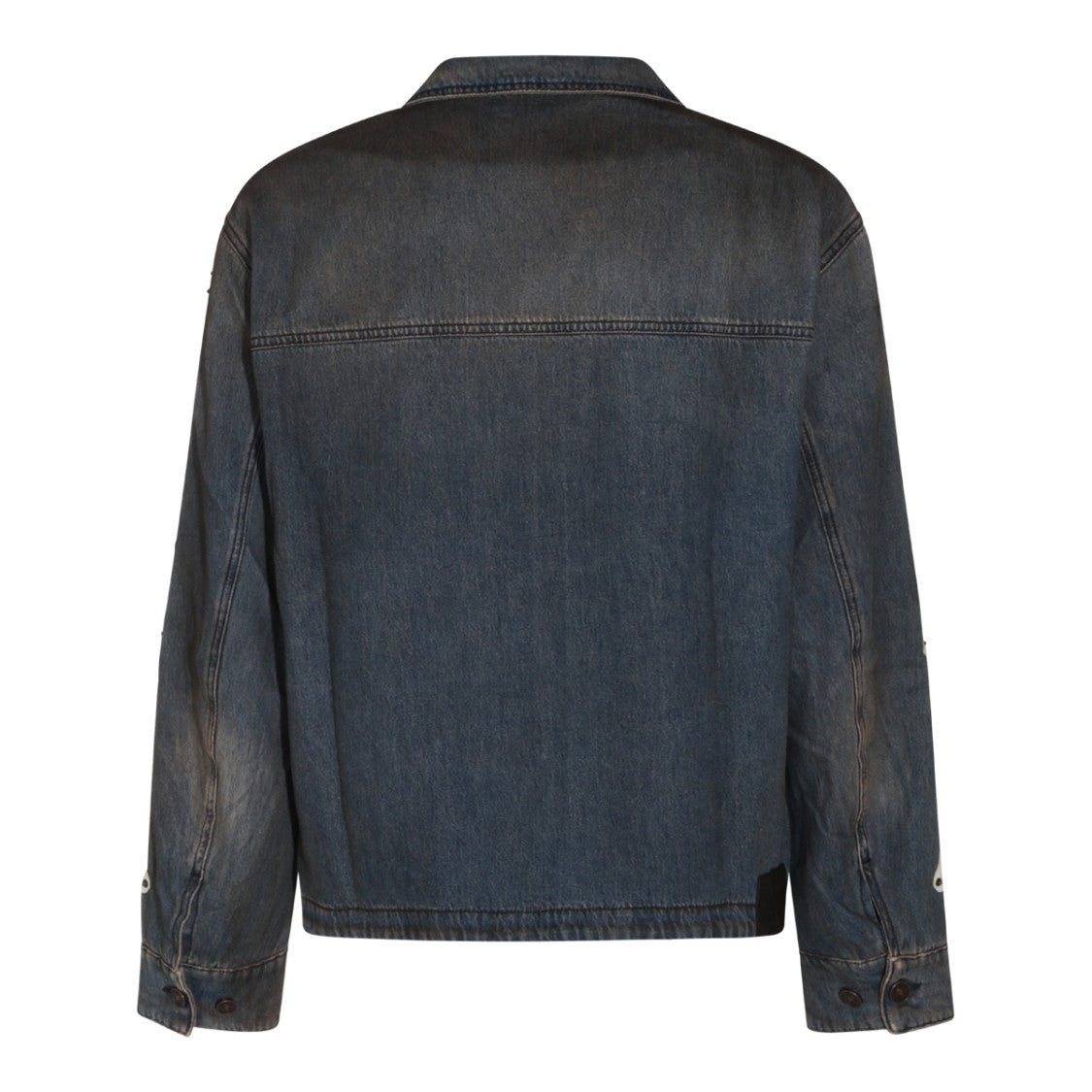 Amiri Dark Dust Lea Bones Cotton Casual Jacket