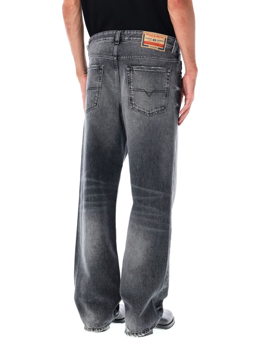 Diesel 2001 D-Macro Wide-Leg Grey Jeans
