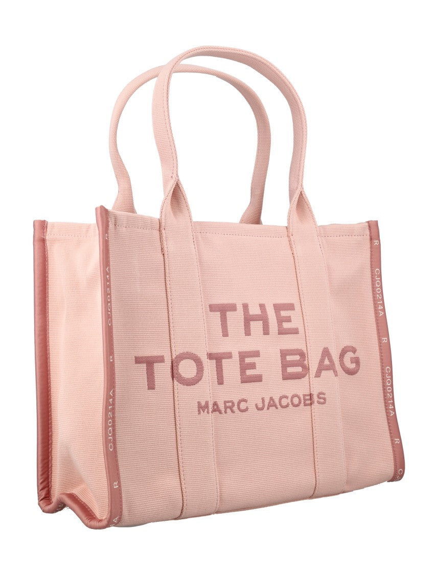 Marc Jacobs Beige Jacquard Large Tote Bag