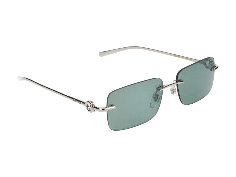 Gucci Sunglasses Gg1703s 002 Silver Silver Green 55/17/140