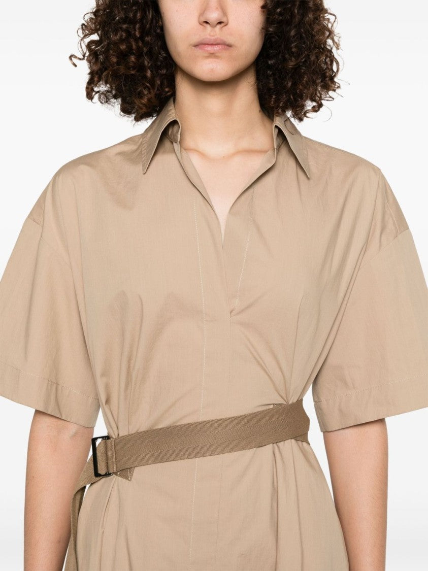 Brunello Cucinelli Poplin Midi Dress