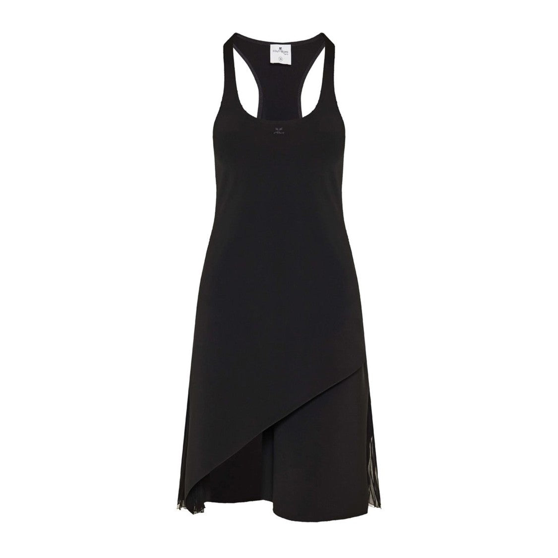Courrèges Infinity Pleats Crepe A-Line Dress