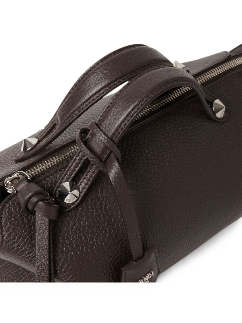 Fendi Textured Leather Shoulder Bag