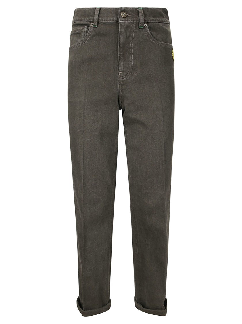 J. W. Anderson Jeans With Cuff And Patch