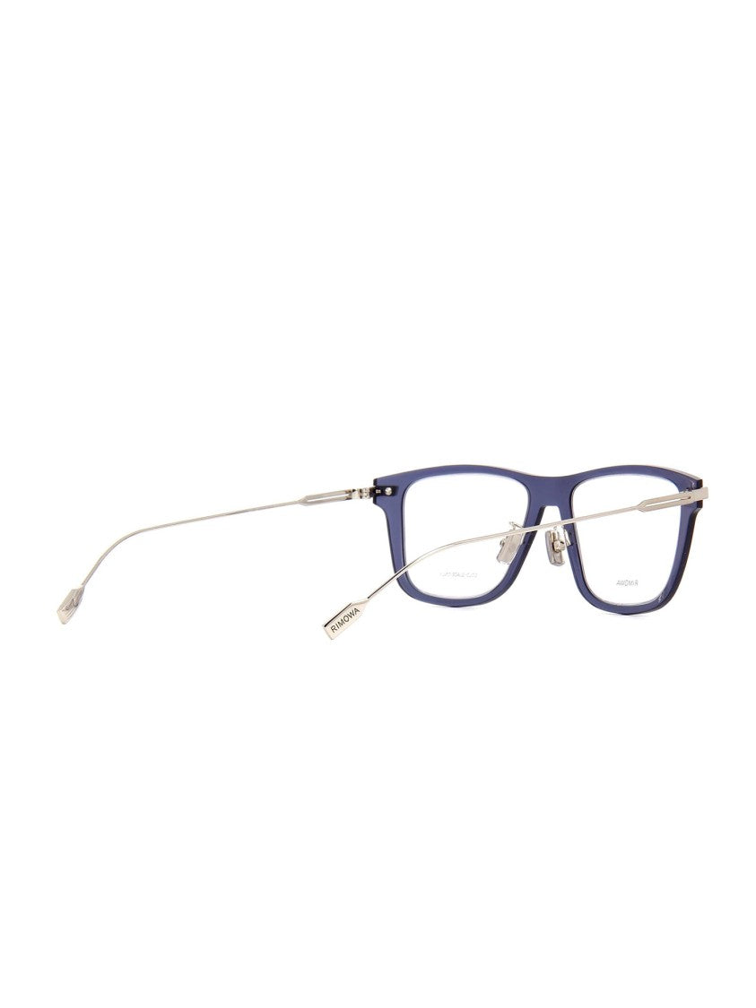 Rimowa Modern Rectangular Rimowa Optical Frames In Blue