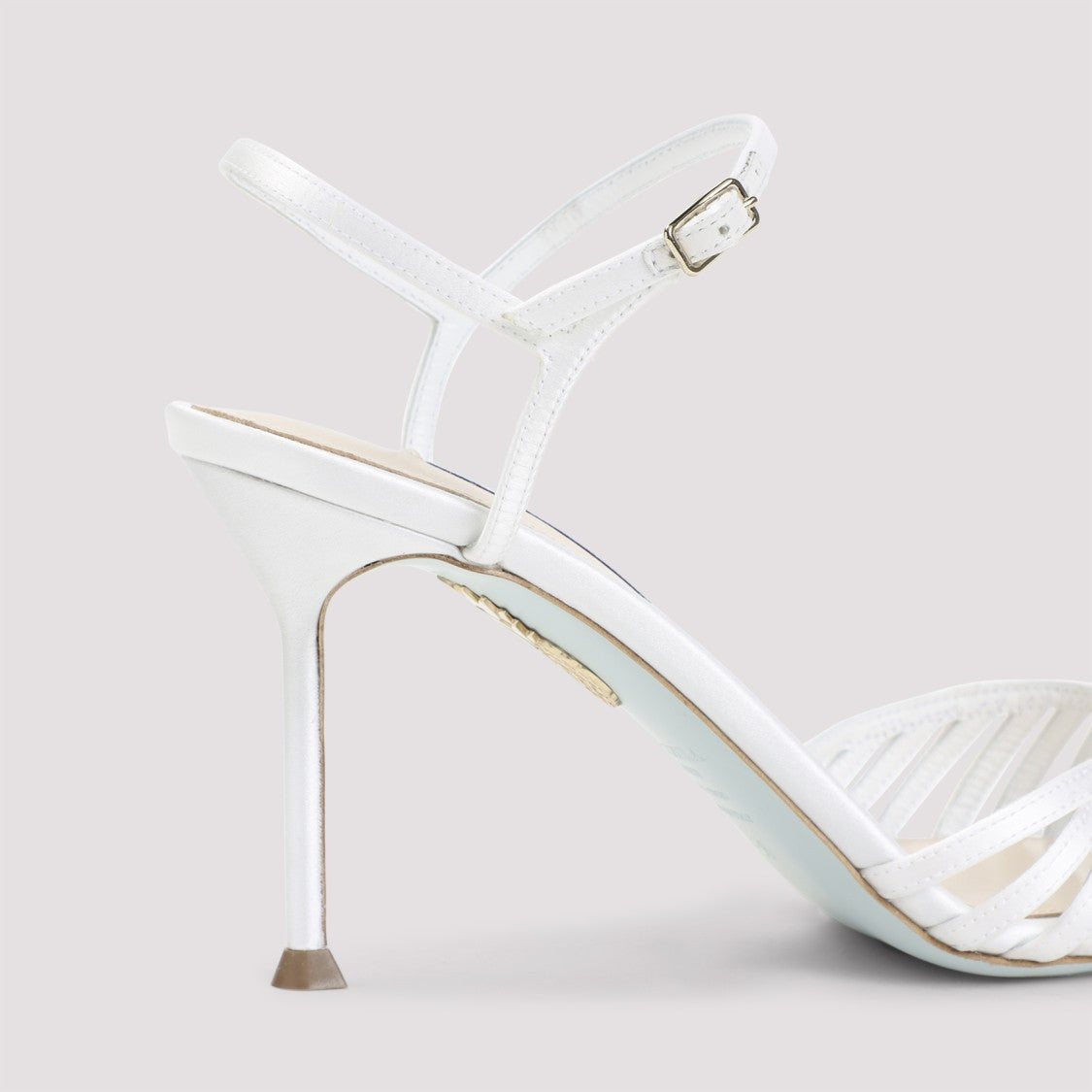 Aquazzura Textile Satin Hold Me Sandal