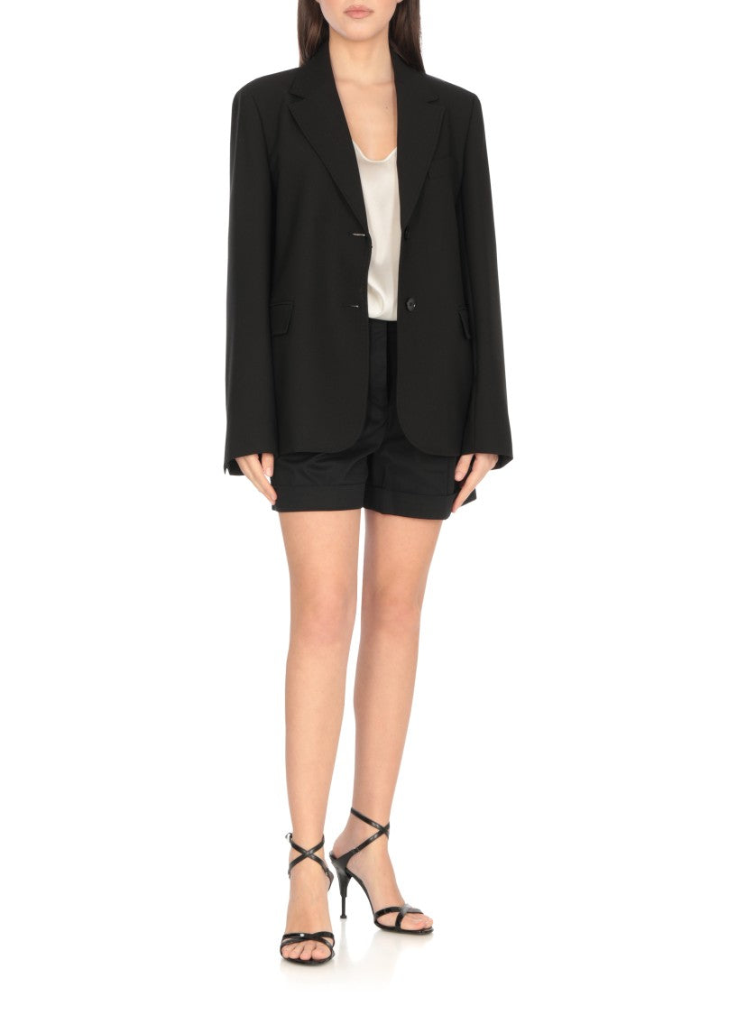 Premiata Black Polished Leather Sandals