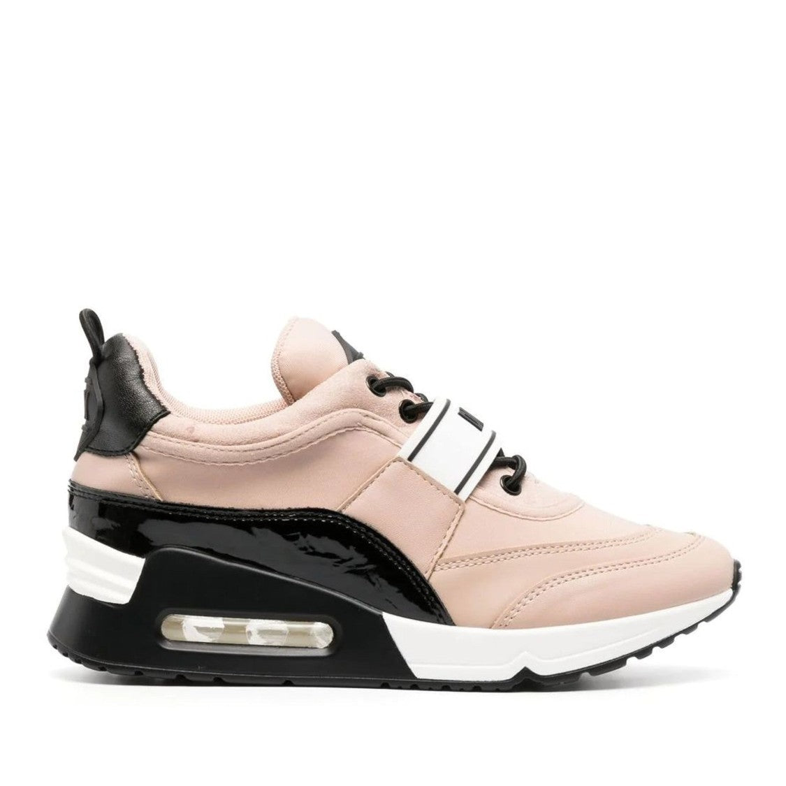 Dkny Aisilin Gold Air Cushion Glossy Accent Sneakers