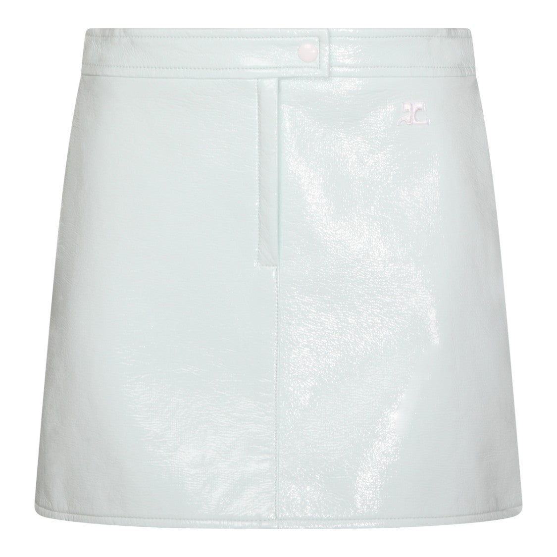 Courrèges Light Mint Mini Skirt