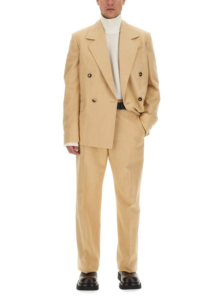 Bottega Veneta Double-Breasted Jacket With Notched Lapels And Tailored Fit