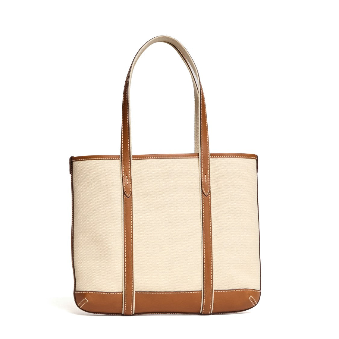 Polo Ralph Lauren Small Leather Canvas Tote