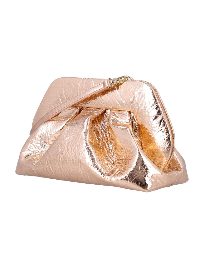 Themoirè Tia Clutch Metallic