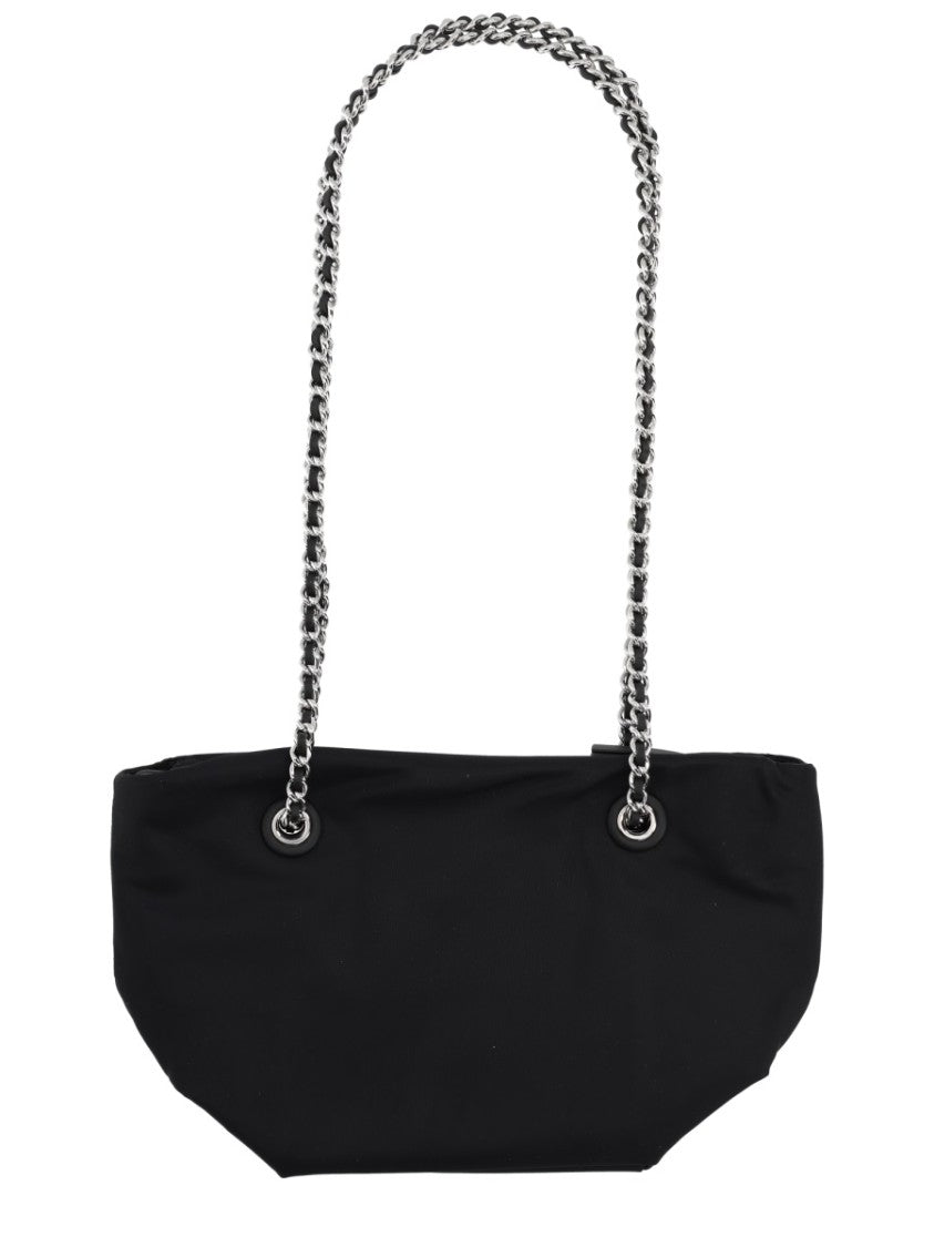 Tory Burch Neutrals Ella Small Oval Logo Bag