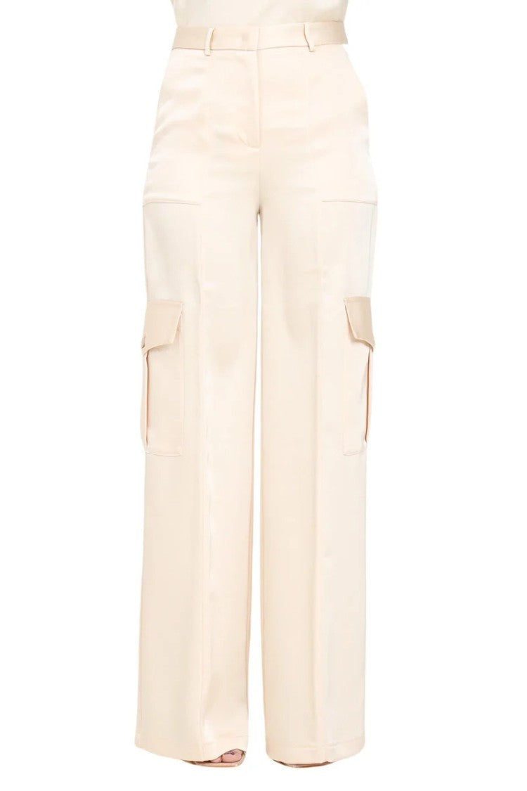Simona Corsellini Polyester Trousers - Beige