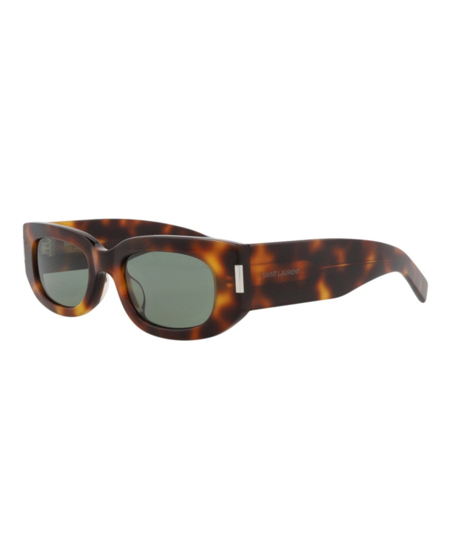 Saint Laurent Round-Frame Recycled Acetate Sunglasses