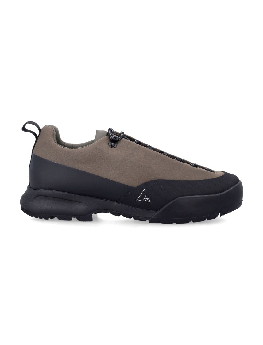 Roa Sleek Low-Profile Brown Sneakers With Textured Sole