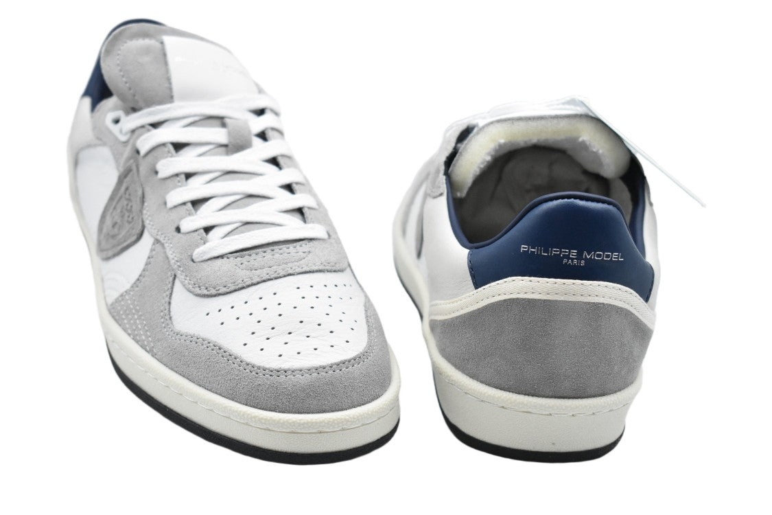 Philippe Model Blue And White Low-Top Shoes