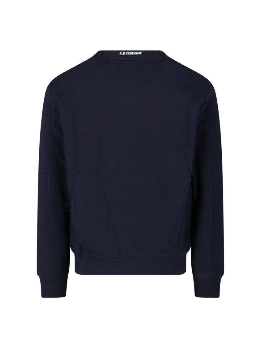 C.P. Company Logo Crewneck Sweatshirt – Green