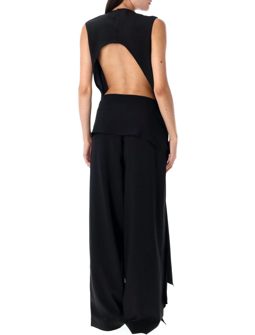 Alaïa Cady Tie Jumpsuit