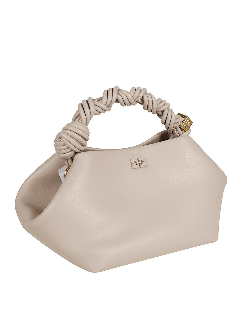 Ganni Geometric Structured Bag In Recycled Leather