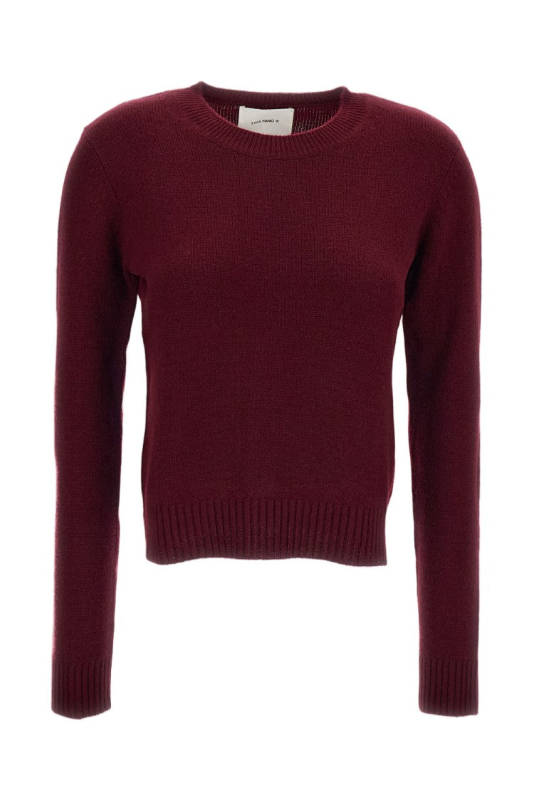 Lisa Yang Red Mable Mid-Weight Cashmere Sweater