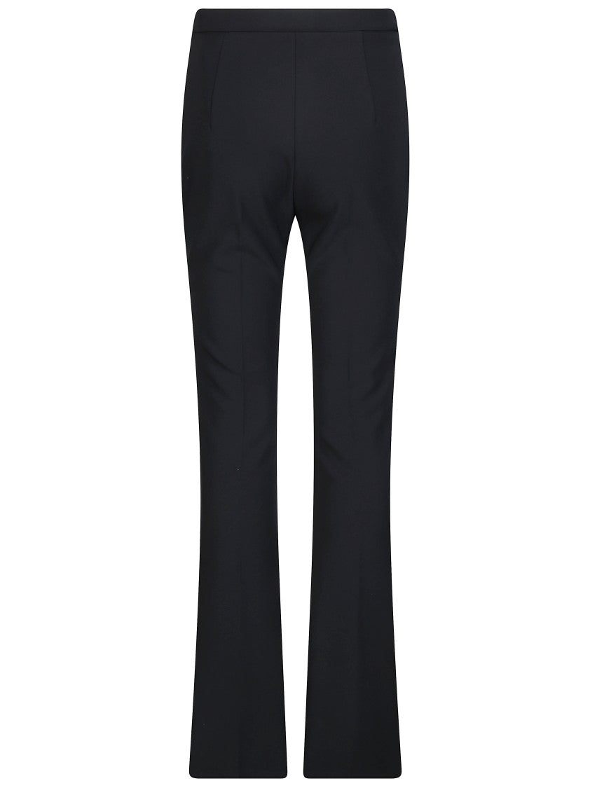 Elisabetta Franchi Fitted Belted Flared Pants