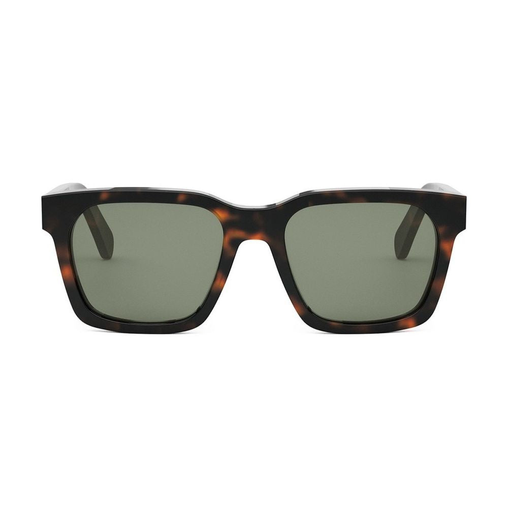 Celine 3 Dots Square Frame Havana Sunglasses