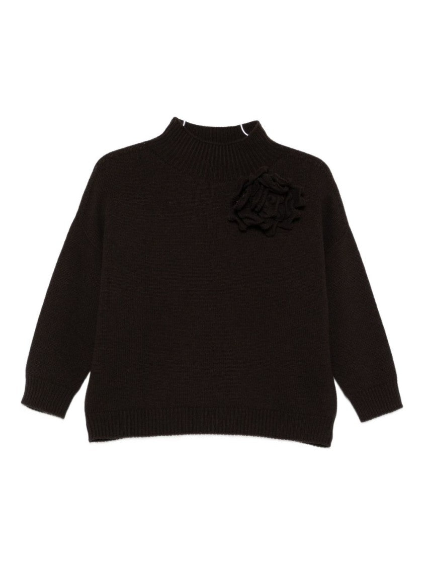 Vanisé Ribbed High Neck Sweater